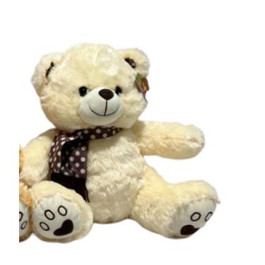 Imagem de Urso de Pelúcia com Cachecol FE6904-Fizzy, Creme