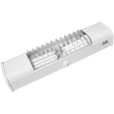 Imagem de Luminária de Teto de Sobrepor Retangular - Taschibra TA 7, Branco, 60W