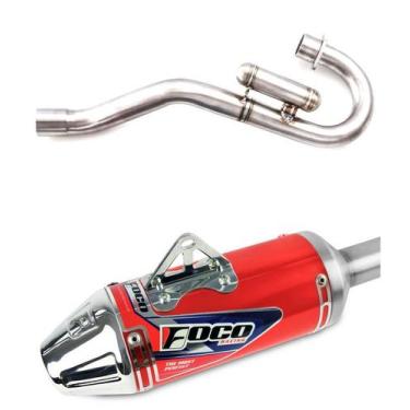 Imagem de Escapamento Foco Racing F1 Crf 230 Vermelho