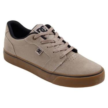 Imagem de Tênis DC Shoes Anvil LA Masculino Caqui/Marrom, 39, Brown