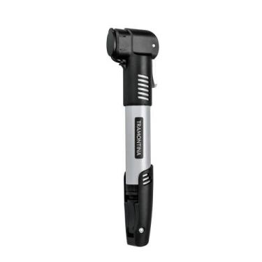 Imagem de Bomba De Ar Portátil 90 Psi C/ Suporte P/ Bike - Tramontina