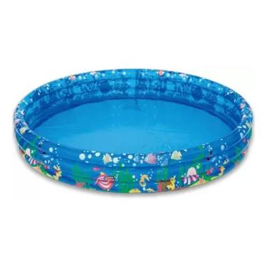 Imagem de Piscina Inflável Infantil Fundo do Mar Redonda 180 Litros 122X25 - JC