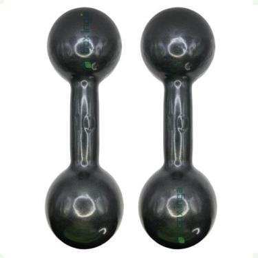 Imagem de Par de Halteres Revestidos - 10 Kg - 2M FITNESS