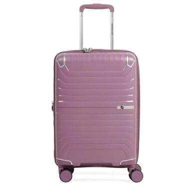 Imagem de Mala de Bordo 10 Kg Polipropileno 4 Rodas Swiss One Onix Lilás - Bagag