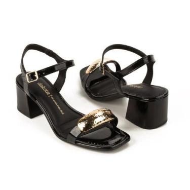 Imagem de Sandalia rasteira dakota  verniz preto y8491, 35