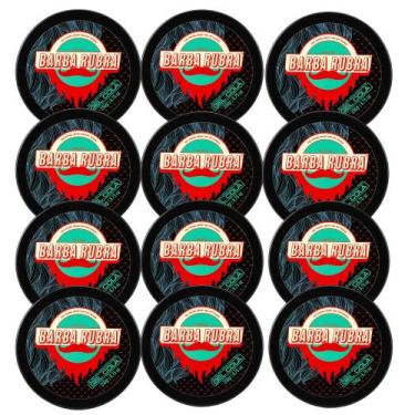 Imagem de Kit Atacado 12 Gel Cola Fixador Para Cabelo 250g Barba Rubra
