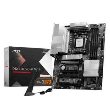 Imagem de Placa Mãe MSI Pro X870E-P WiFi DDR5 Socket AM5 Chipset AMD X870E ATX