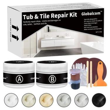 Imagem de Kit de reparo Globalcom Banheira/Fibra de Vidro para Chuveiro 110ml de