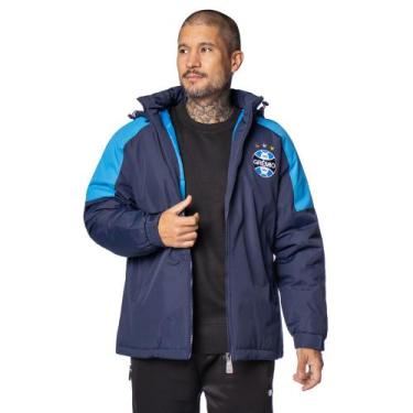 Imagem de Jaqueta Parka Masculina Lotus Grêmio 2026 Marinho/Turquesa, Marinho, A