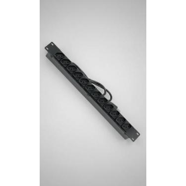 Imagem de Régua Tomadas Rack Metálica 12 Padrão Novo Bivolt - Congratulations St
