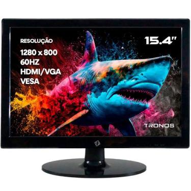 Imagem de Monitor LED Tronos 15.4" 15TRS-XIE-V, Resolução 1280x800, 60Hz, HDMI e