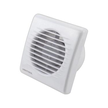Imagem de Exaustor para Banheiro EXB Premium com de Odores e Vapor e Tela Protetora em Aço Inox Branco Ventisol 100MM