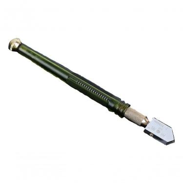 Imagem de Cortador de Vidro e Espelho Profissional Diamante com Cabeça de Roda de Aço Corte Preciso Até 10mm