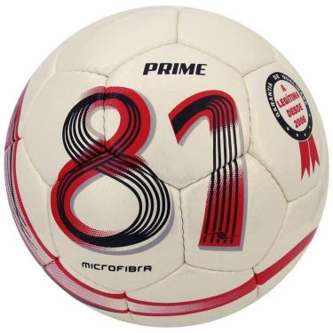Imagem de Bola de Futebol Society 81 Prime Costurada à Mão Microfibra Branco Dalponte Bivolt Único