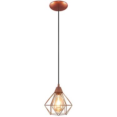 Imagem de Pendente aramado moderno retro sala cozinha quarto diamante pequeno