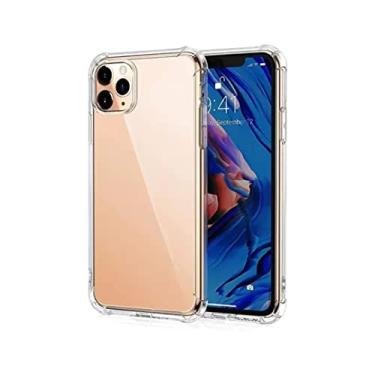Imagem de Capinha Transparente Antichoque Compatível com Iphone 12 Pro Max Tela 6.7