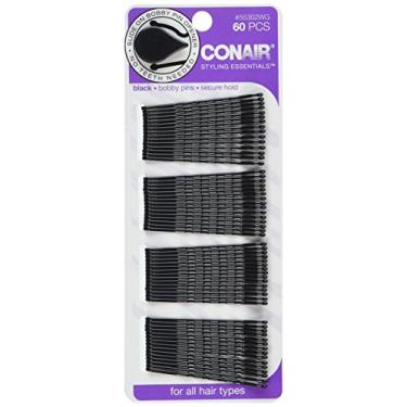 Imagem de Conair Pinos, preto, 8,5 g, 60 unidades