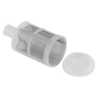 Imagem de GLOGLOW Protetor de filtro de rede de malha para peixes/camarão, 10 peças para aquário de peixes/camarões; protetor de filtro de rede para aquário, bomba de água, filtro de limpeza, acessório de rede para aquários (10 mm)