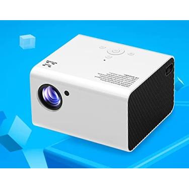 Imagem de WQCCE Mini Projetor T10 Full HD 1080p LED 4500 Lúmens Android Wi-Fi Home Theater Video Beamer