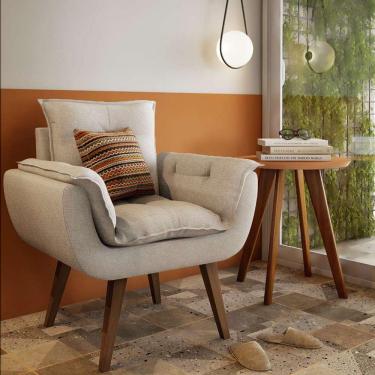 Imagem de Poltrona Lima Linho Cru