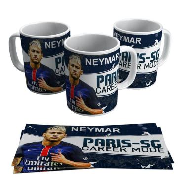 Imagem de Caneca Neymar Paris Saint German PSG Time Futebol Francês