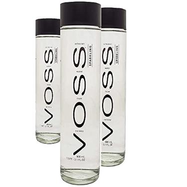 Imagem de Água Mineral Natural VOSS Com Gás Vidro 800ml (3x)