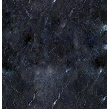 Imagem de Papel De Parede Adesivo Autocolante Vinil Textura Marmore Preto Azul R
