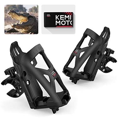 Imagem de Suporte de copo para bicicleta, suporte de copo Kemimoto para motocicleta com braçadeira de rotação de 360, suporte universal para copo ATV para 4 rodas de caiaque, scooter, carrinho de golfe, cadeira de rodas