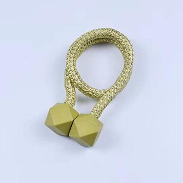 Imagem de suportes de cortina Instalar prendedor magnético de cortina sem prendedor magnético acessórios de alça de cortina prendedor de cortina corda de ligação, T6,2 PCS