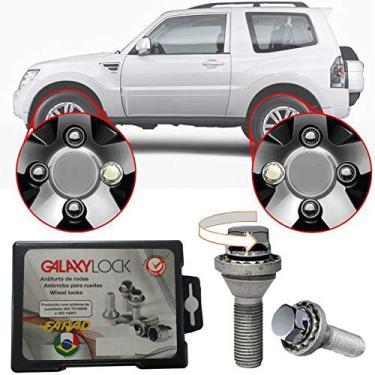 Imagem de Trava Antifurto Anti Roubo de Roda Parafuso Porca Farad Galaxylock Mitsubishi Pajero Full 3D Com Mais de 10.000 Segredos 482/M