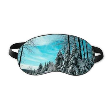 Imagem de Pine Clouds Blue Sky Sleep Eye Shield Soft Night Vlindfold Shade Cover