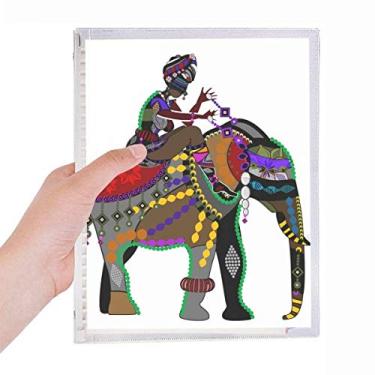 Imagem de Elefante Trekking China Minoria Curativo Totem Notebook Folhas Soltas Diário Recarregável Papelaria