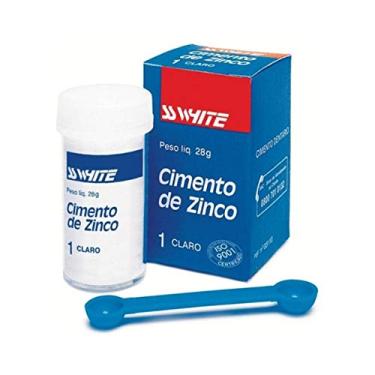 Imagem de Cimento de Zinco Pó Claro 28g - SS White