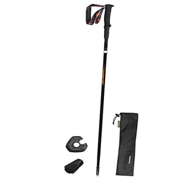 Imagem de N/H Bastões de caminhada – Pacote com 2 bastões de caminhada leves e dobráveis de fibra de carbono ajustáveis – bastões de caminhada profissionais para homens e mulheres