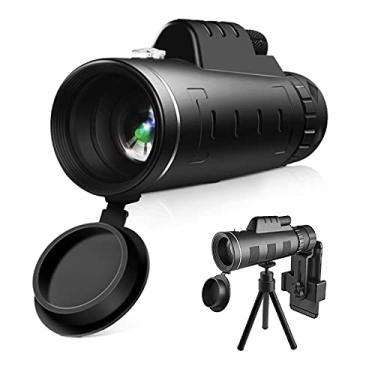 Imagem de Monokulare Teleskope, FMC Prisma Wasserdicht monokular-Teleskope com adaptador para smartphone Stativ für Vogelbeobachtung, Wandern Sightseeing, Konzert Ballspiel, Camping