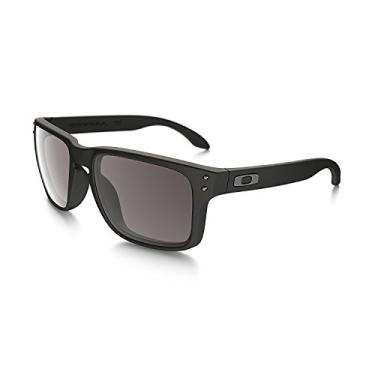 Imagem de Oakley Holbrook Sunglasses 57MM Matte Black Frame/Warm Grey Lens