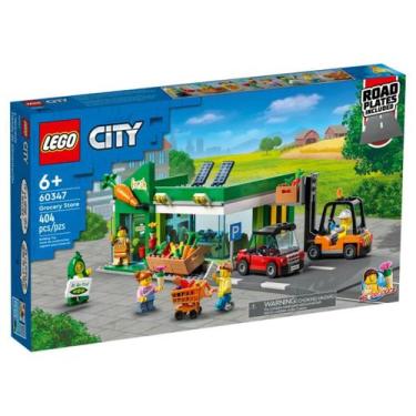 Imagem de Lego City 60347 Mercadinho 404 Peças E 5 Minifiguras
