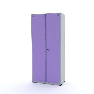 Imagem de Armário de Aço 2 Portas 3 Prateleiras Ap408sl Pandin Móveis