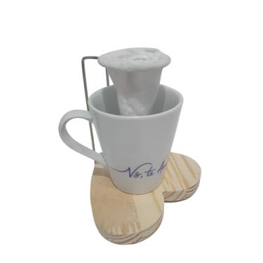 Imagem de Kit Caneca Xícara Café Mini Coador Presente Pai avô (AvÔ)