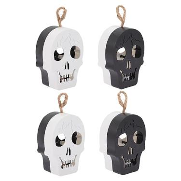 Imagem de Garneck 4 Pçs Luzes De Decoração Para Casa Decoração De Festa De Halloween Luz Operada Por Bateria Para Decoração Retrô De Halloween Decorações De Halloween Decoração Interna Lâmpada