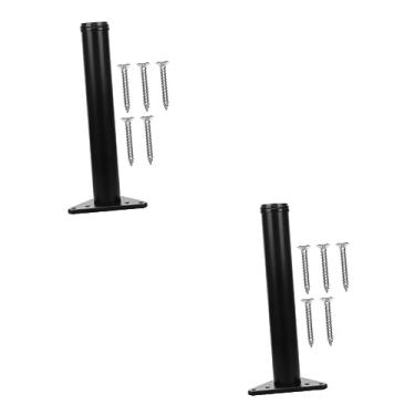 Imagem de DOITOOL 2 Peças Móveis De Reposição Armário Parte Doméstica Para Cama Suporte De Liga Ajustável Mesa Mesa De Trabalho Extensor De Café Perna Pernas De Metal Altura Armário De Alumínio