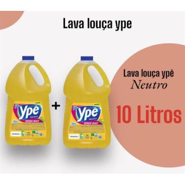 Imagem de Detergente Lava Louça Ypê Neutro 5 / 10 Litros - Ype