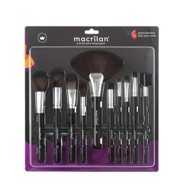 Imagem de Kit com 10 pincéis para maquiagem - KP9-1B, Macrilan