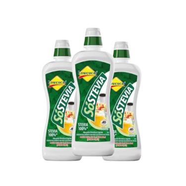 Imagem de 3 Adoçante 100% Só Stevia Liquido 65ml Lowçucar