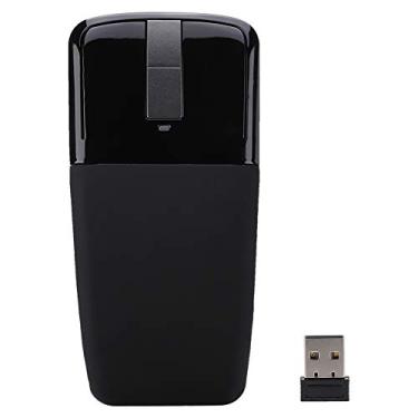 Imagem de Mouse De Toque Curvo Sem Fio, Mouse Dobrável Portátil Com Receptor, Mini Mouse óptico De Computador Para PC, Laptop, Desktop, Tablet E Smartphone