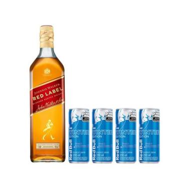 Imagem de Whisky Johnnie Walker Red Label Escocês 1L + Red - Bull The Winter Edi
