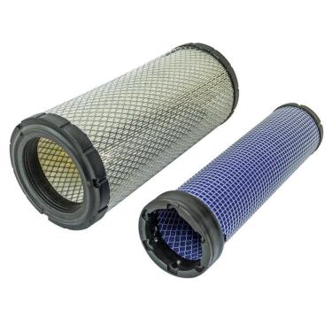 Imagem de Kit Filtro de Ar Motor Primário e Secundário Bob Cat Mini Pá Carregadeira 337 751 Case Trator C50 C50X C60 C60X - Wega
