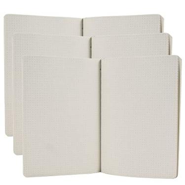 Imagem de Fanery Sue Dot Grid – Refil de diário/caderno – 13,5 x 20,1 (A5) Papel de refil estilo grade de pontos – Refil de caderno de engenharia e design – Papel grosso de 200 páginas 100 g/m²