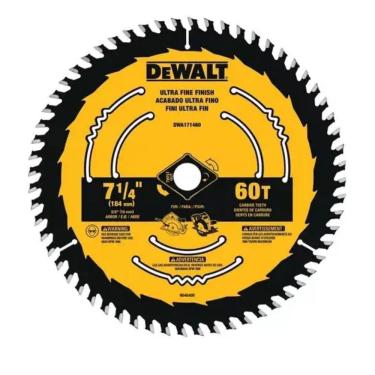 Imagem de Disco Serra Circular Para Madeira 7 1/4 60D Dwa171460 Dewalt