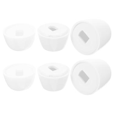 Imagem de Veemoon 6 Pares De Tampas De Parafuso De Vaso Sanitário Tampas De Parafuso De Vaso Sani...
